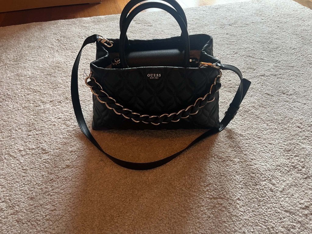sac à main noir - Guess - Noir, Enlèvement ou Envoi, Neuf, Noir, Sac à main