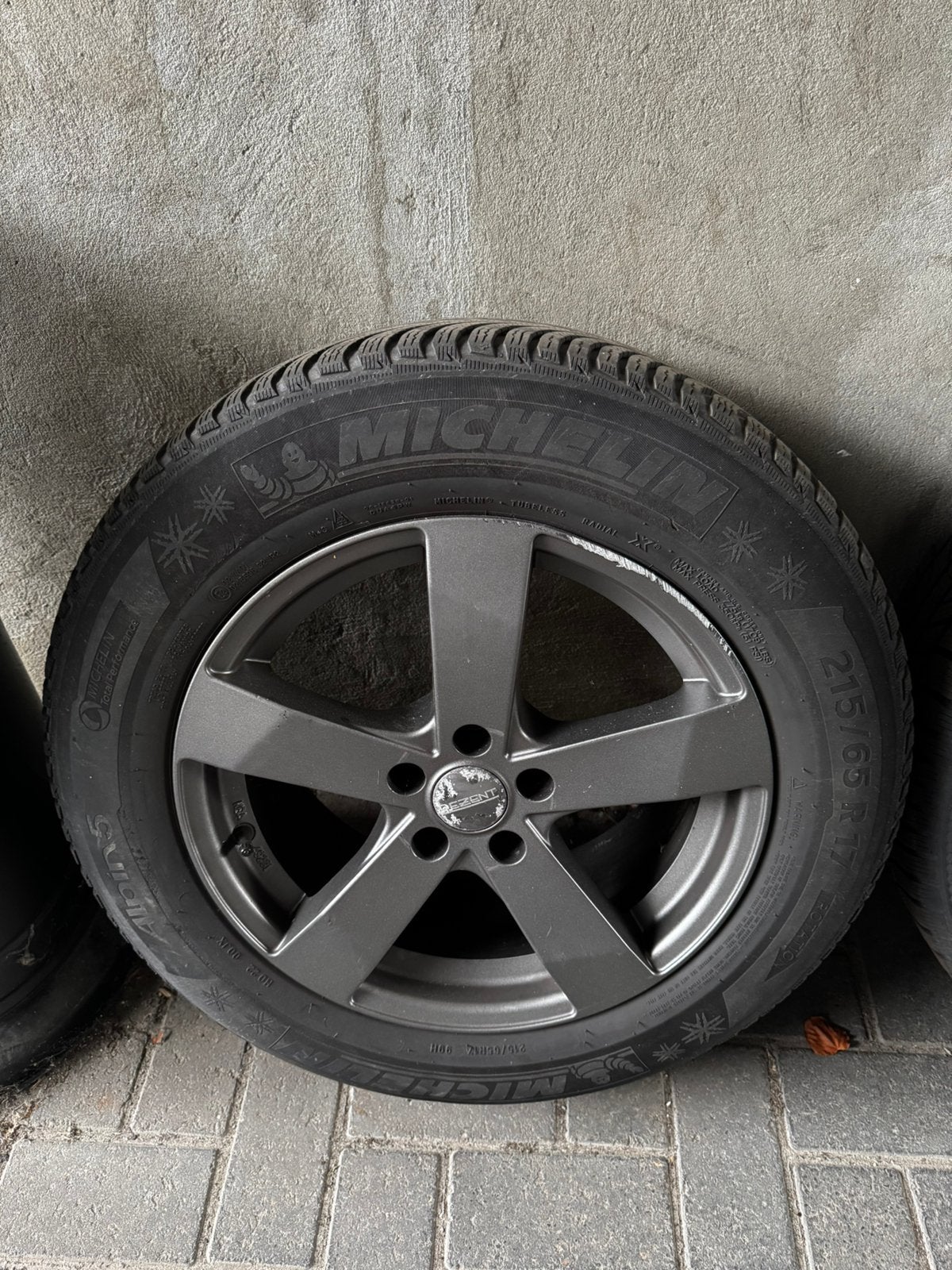 Jantes alu kit hivers Peugeot, Autos : Pièces & Accessoires, 17 pouces, Enlèvement, Pneus hiver, 215 mm