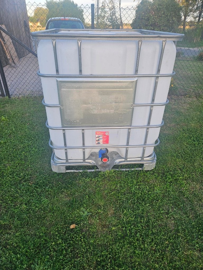 IBC container HM Pack 1000 liter - regenton/watervat, Tuin en Terras, Ophalen, Kunststof, Met kraantje, 150 liter of meer