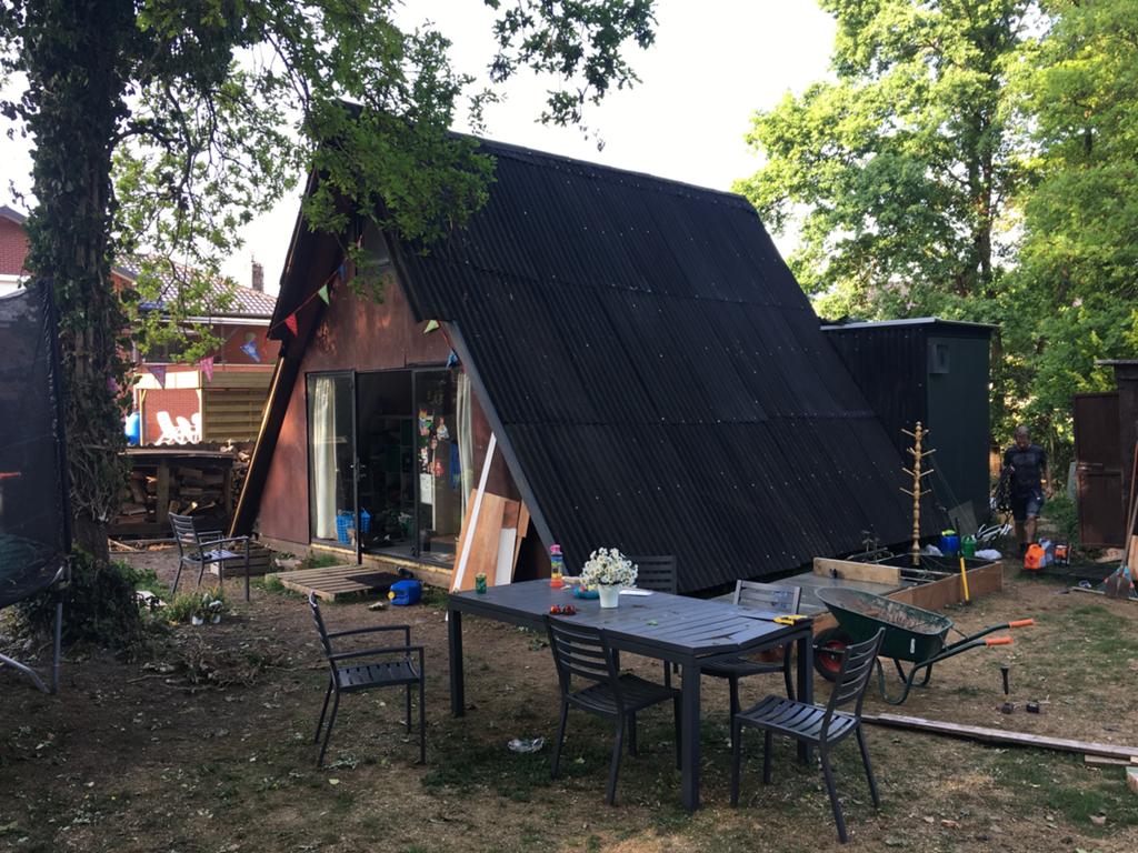 Tijdelijke woonunit/chalet/noodwoning/tuinhuis/Tiny house, Enlèvement, Utilisé