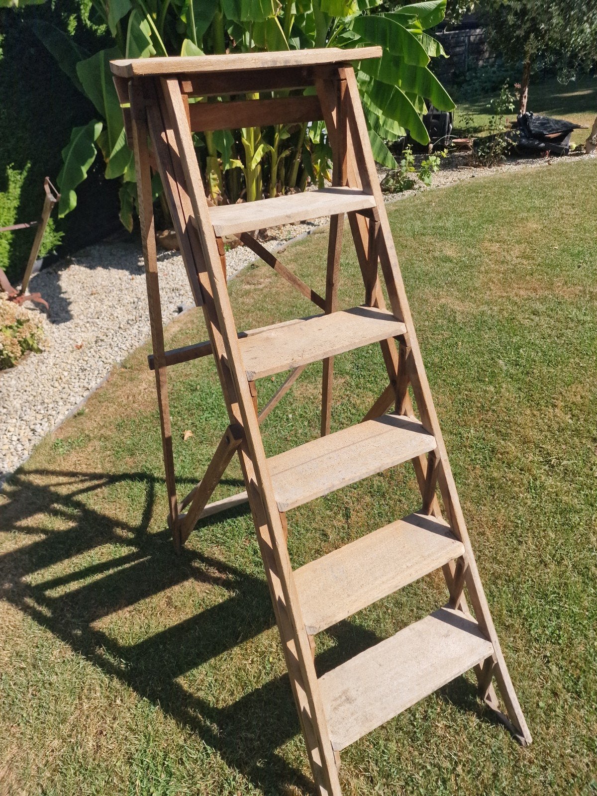 échelle en bois 1900, Enlèvement, Échelle