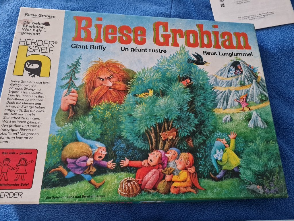 gezelschapsspel 'Riese Grobian' - reus Langlummel - 5-8 jaar, Kinderen en Baby's, Ophalen of Verzenden