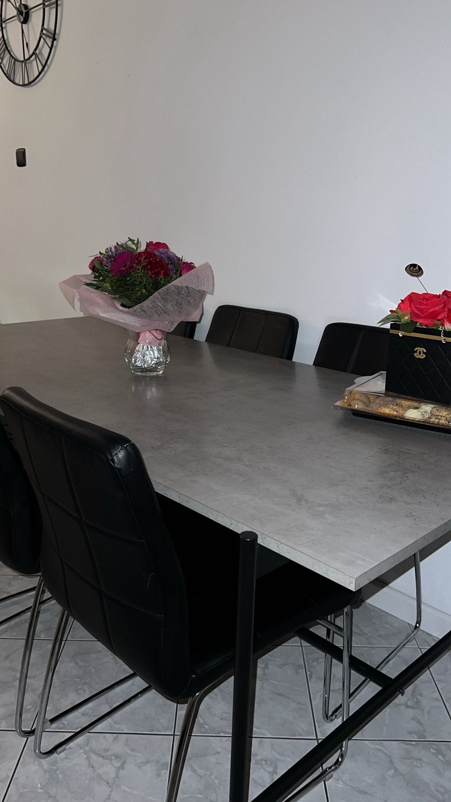 Salon tafel en eet tafel set (stoelen zijn gratis), Enlèvement ou Envoi, Utilisé