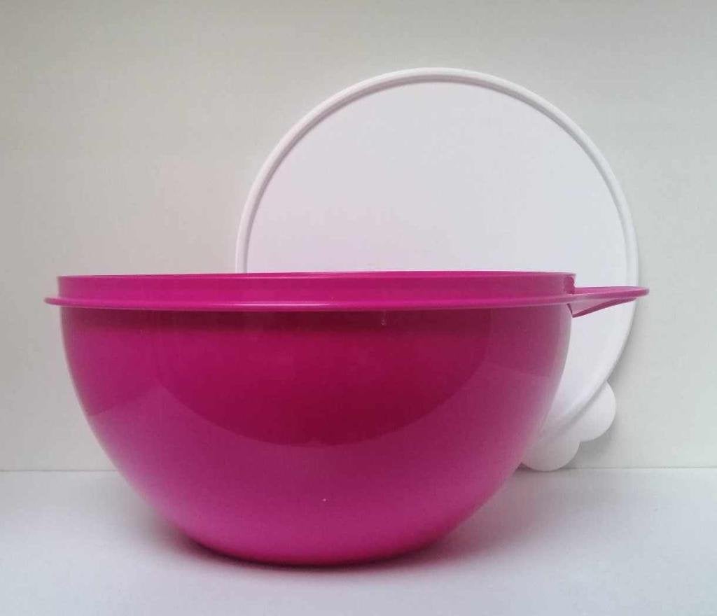 Tupperware « Super Mixing Bowl » 4,5 litre - rose foncé, Envoi, Violet, Récipient ou Bol, Compatible lave-vaisselle