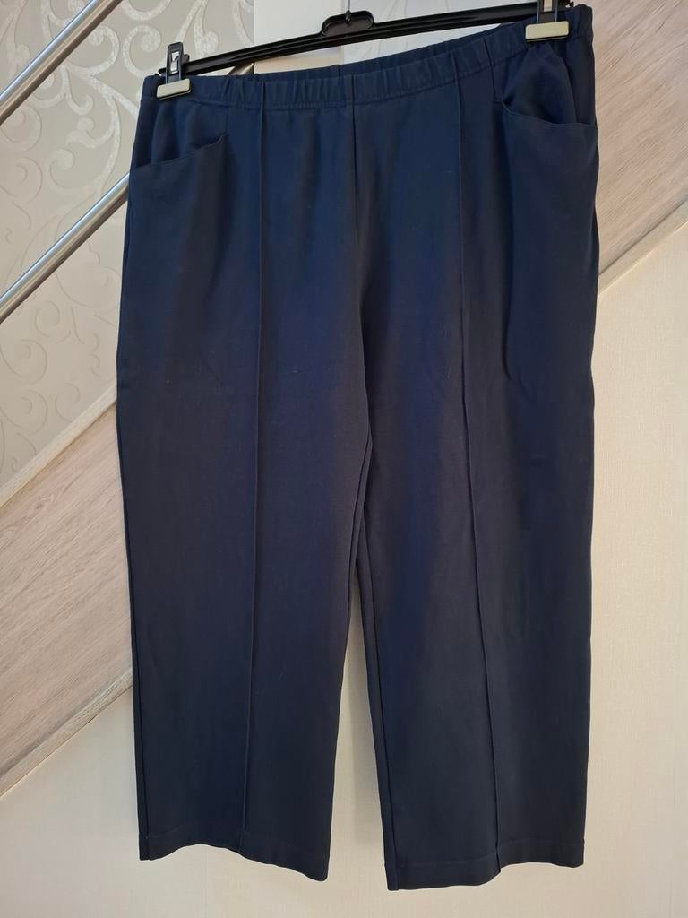 Donkerblauwe legging broek maat 50,dames, Ophalen of Verzenden