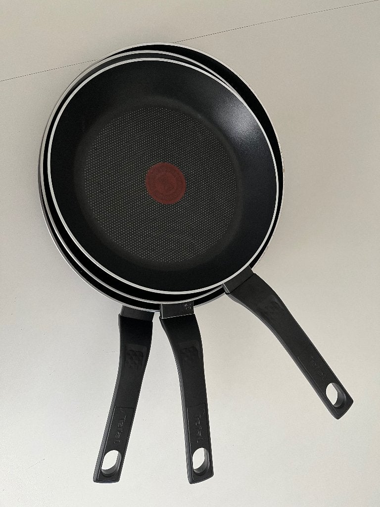 Set Tefal pannen, Ophalen, Pannenset, Antiaanbaklaag, Gebruikt