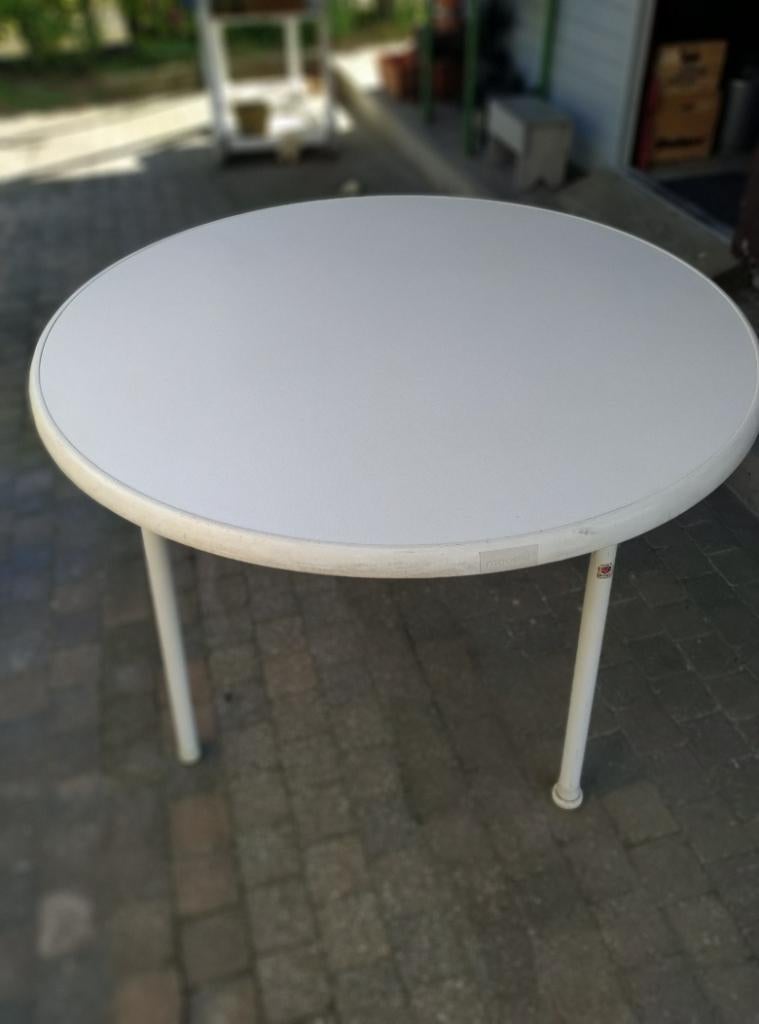Tuintafel, Tuin en Terras, Ophalen, Gebruikt, Rond, Plastic