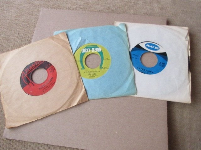 Original lot 3x 45t Frankie Ford, The Pack, Lavern Baker, Pressage original, Single, Utilisé, 7 pouces