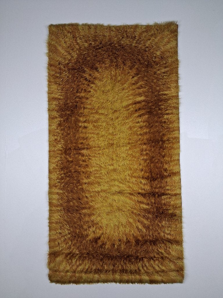Vintage Bergoss Tapijt 70 x 140 cm, Nederland Jaren 70, Maison & Meubles, Vintage, 50 à 100 cm, 100 à 150 cm, Enlèvement
