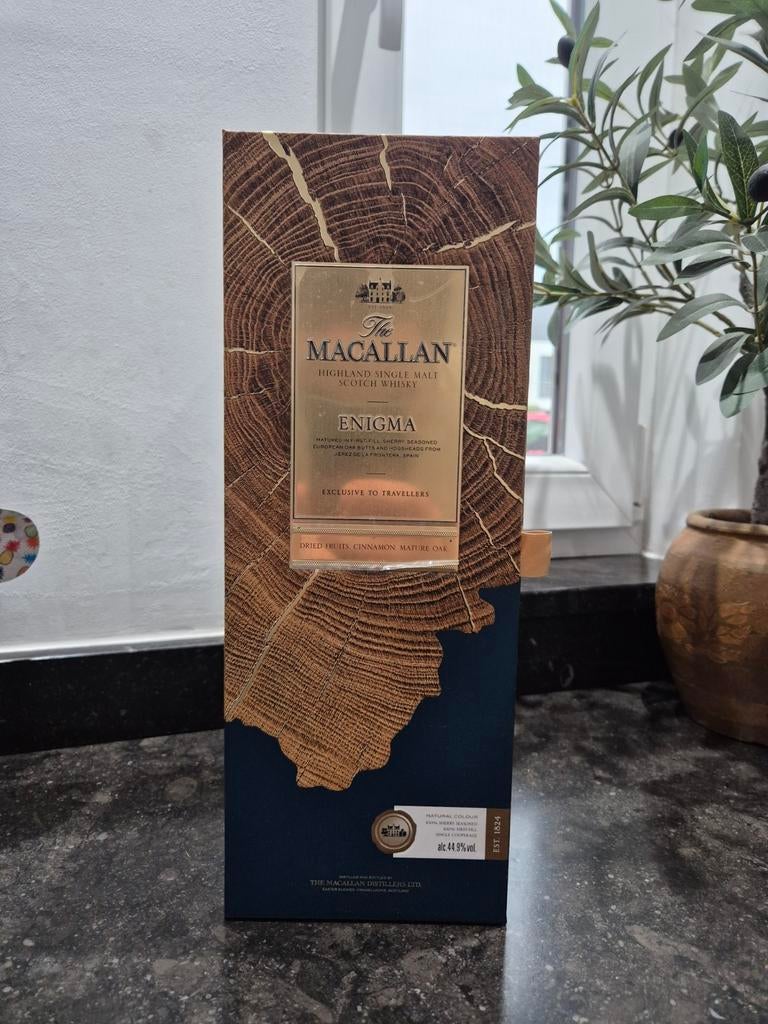 Macallan Enigma, Ophalen