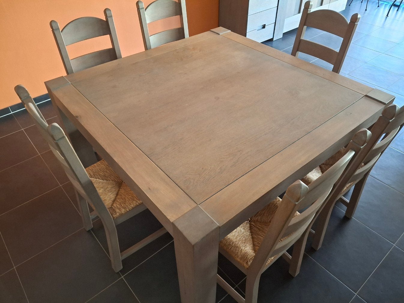 tafel stoelen, 100 à 150 cm, Cinq personnes ou plus, Carré, 100 à 150 cm