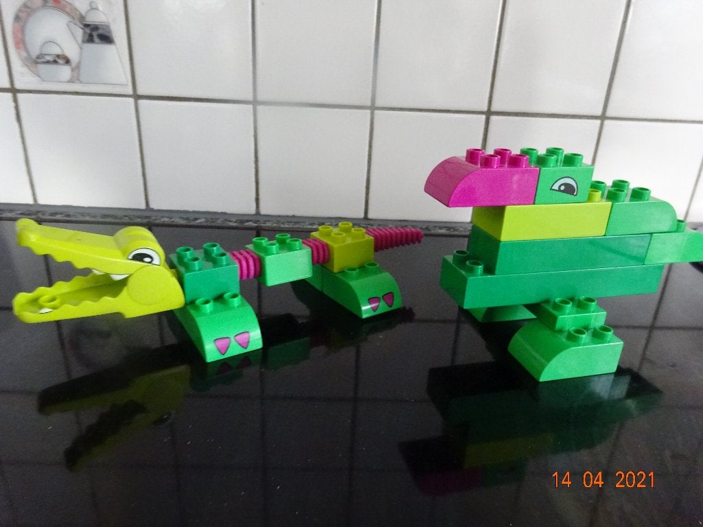 LEGO Duplo 3511 - Funny Crocodile Je kan hier 2 setjes....., Enlèvement ou Envoi, Duplo