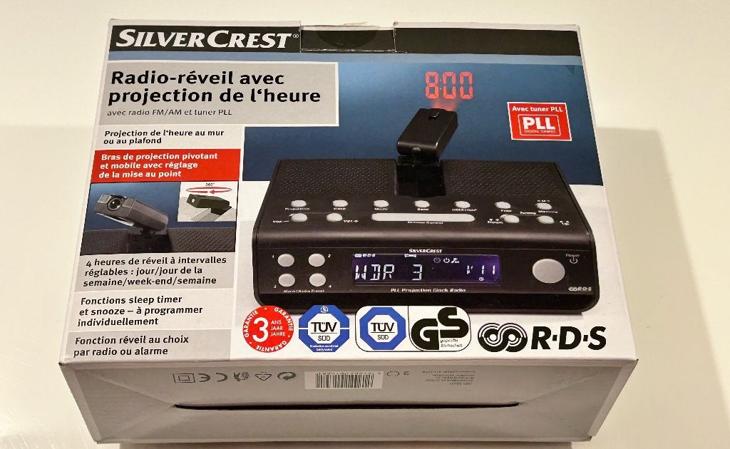 Radio met projector, TV, Hi-fi & Vidéo, Enlèvement ou Envoi, Comme neuf, Radio