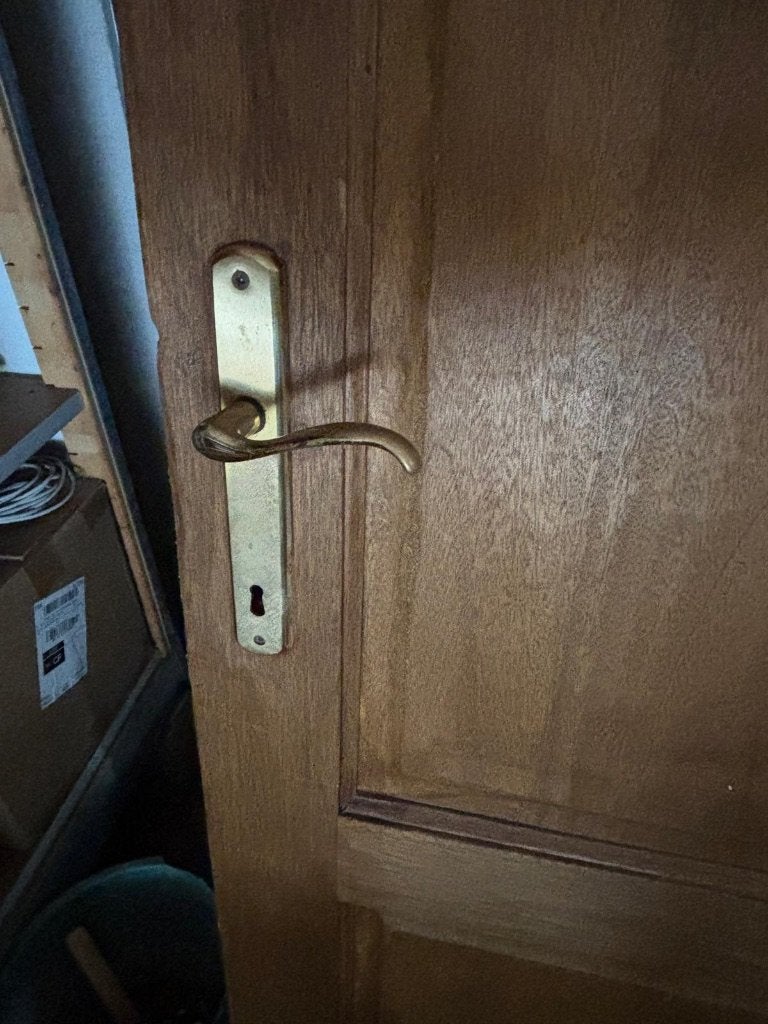 Porte en chêne, Bricolage & Construction, Enlèvement, Utilisé, Bois