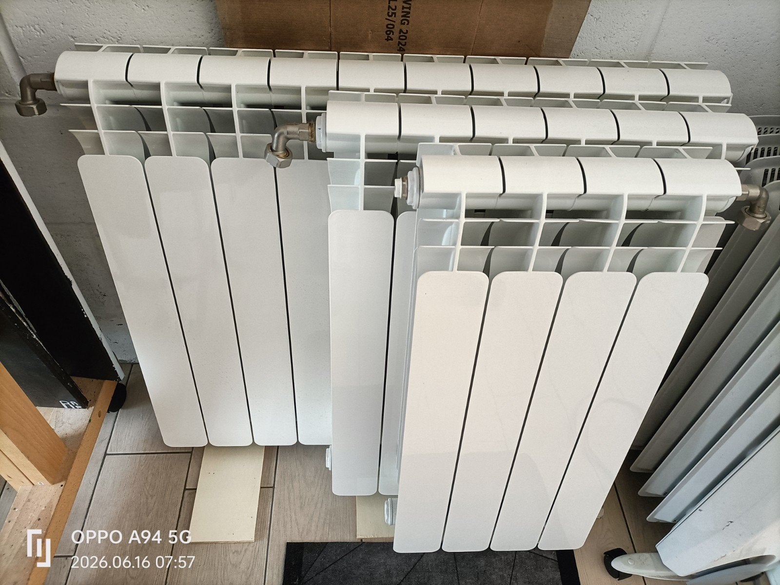 Radiateurs en aluminium, Bricolage & Construction, Chauffage & Radiateurs, Enlèvement, Utilisé, Radiateur, 30 à 80 cm