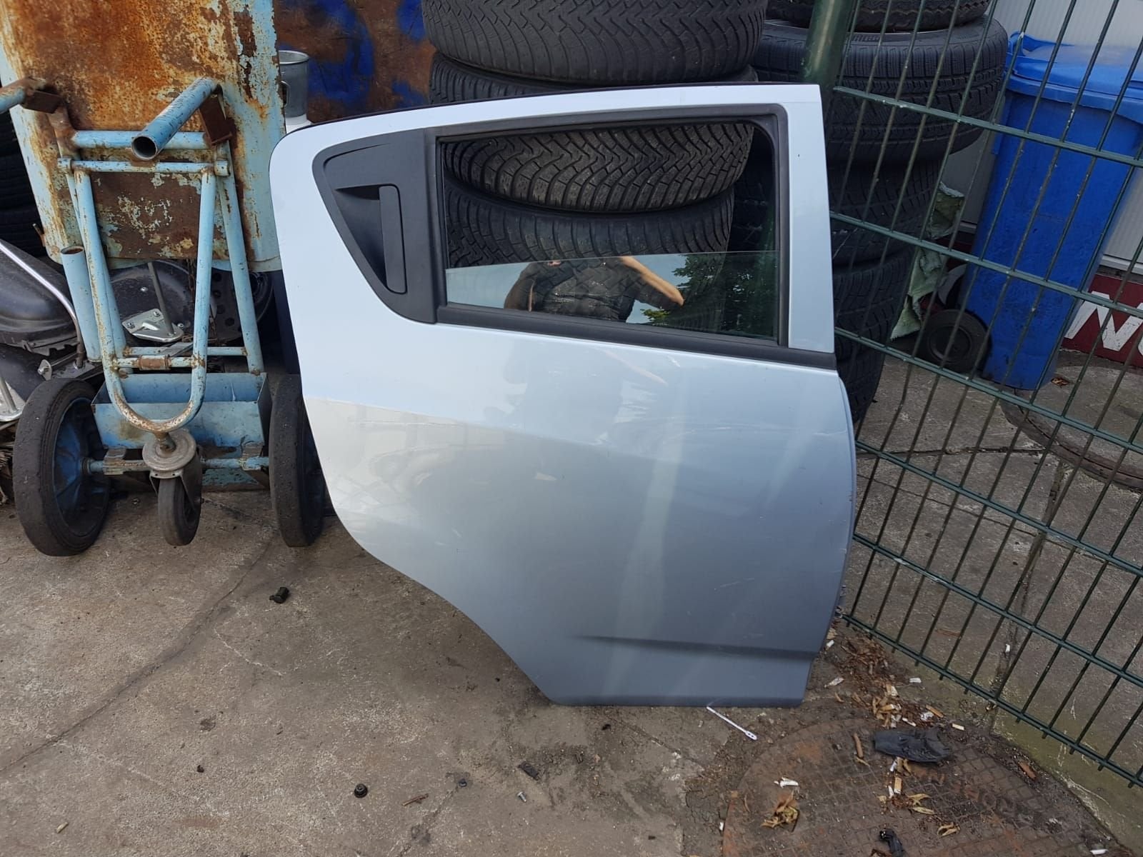 CHEVROLET SPARK PORTIER RECHTS ACHTER BJ 2010 TOT 2013, Gebruikt, Deur, -, Ophalen of Verzenden