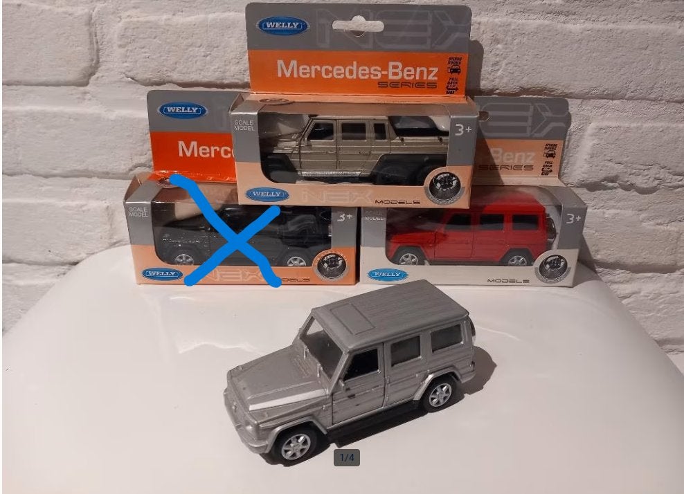 3x Mercedes G-klasse Oldtimer schaalmodellen, nieuw, Ophalen, Nieuw, Auto