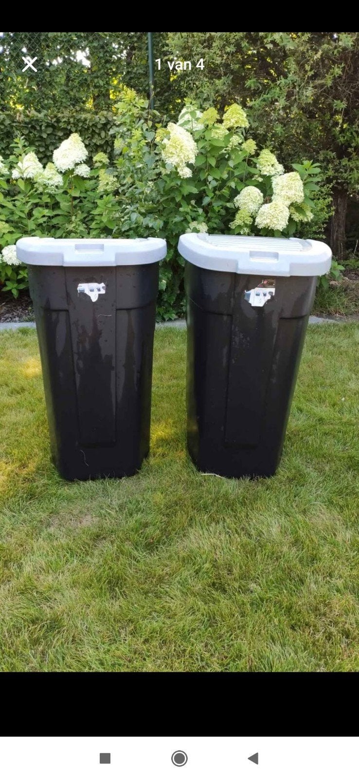 1 grote afvalbak, 40 litres ou plus, Enlèvement, Comme neuf, Synthétique