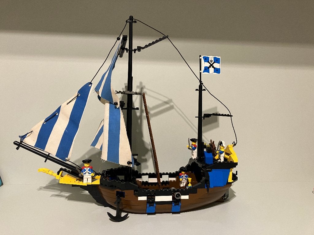 Lego Piratenboot 6274 carribean clipper, Kinderen en Baby's, Gebruikt, Lego, Compleet, Complete set