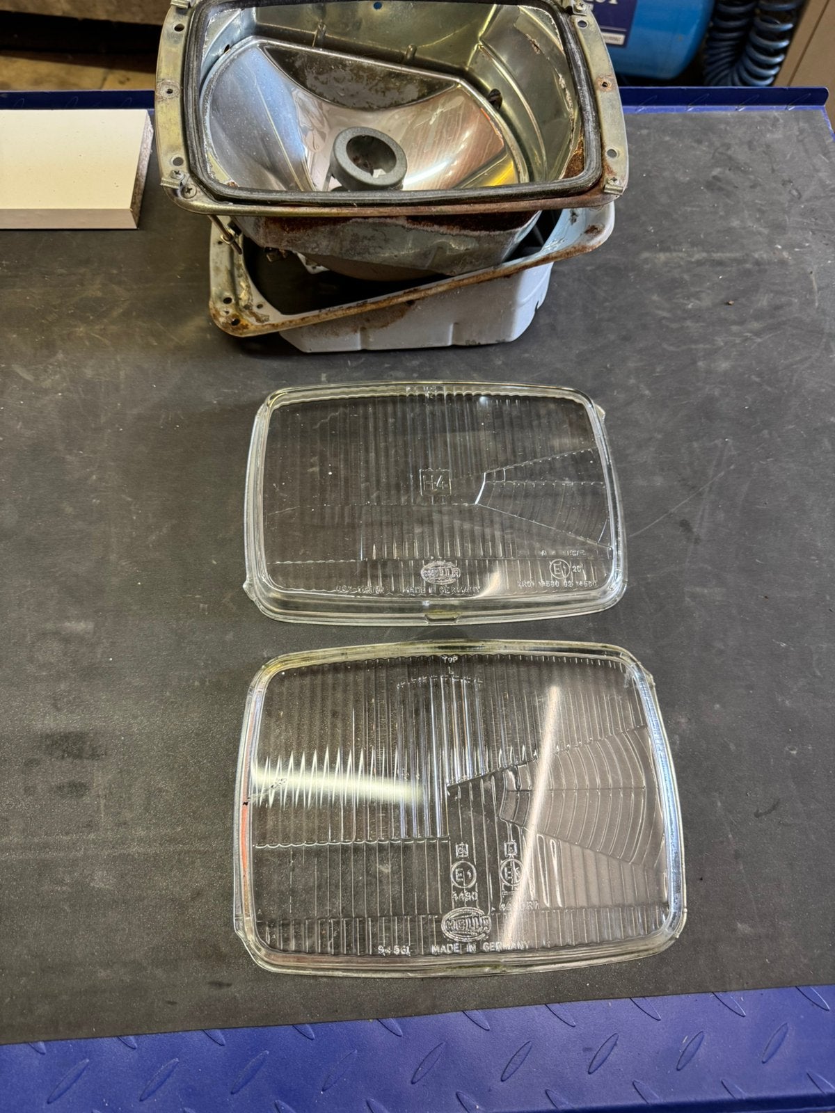 Hella koplampglazen 508d, Enlèvement, Utilisé, Mercedes-Benz