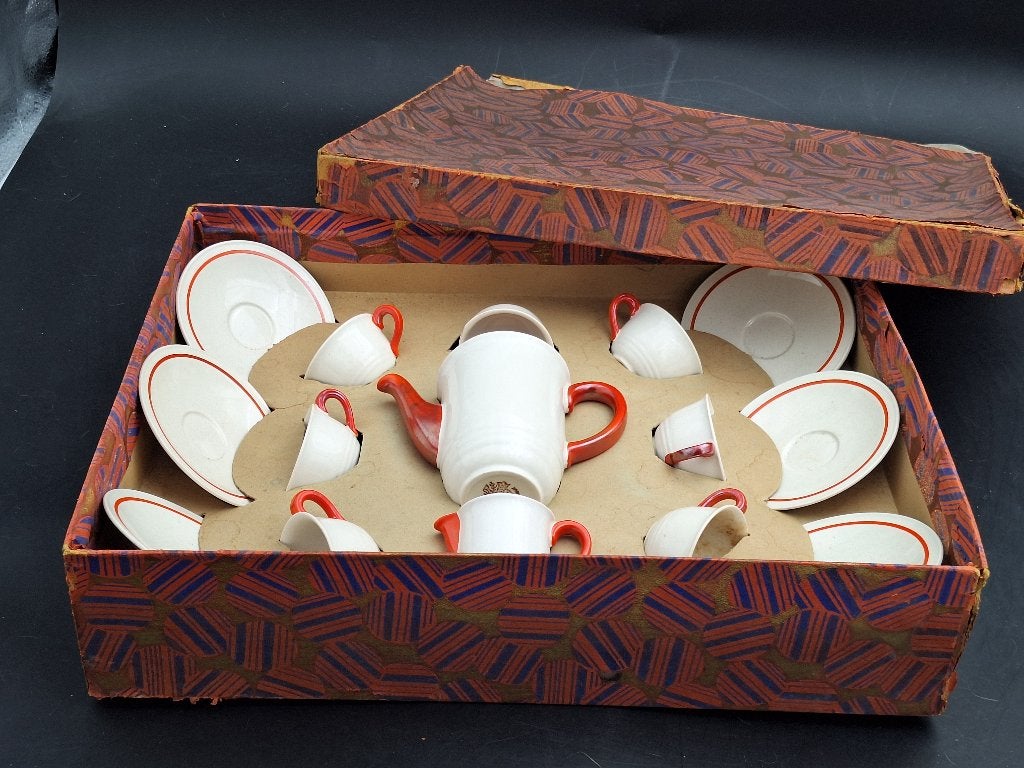 oud porseleinen speelgoed servies Villeroy&Boch, begin 1900, Enlèvement ou Envoi