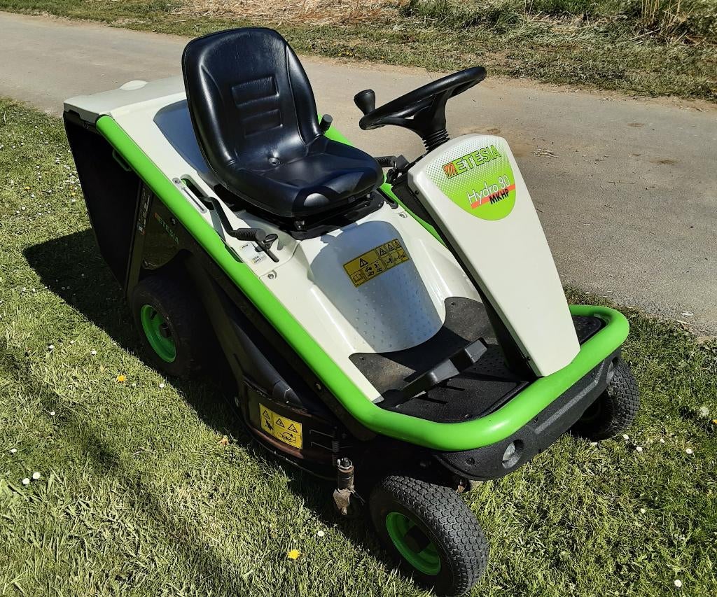 Tracteur tondeuse Etesia Hydro 80 MKHP3 avec 160 heures, Enlèvement, Utilisé, Démarrage électrique, Moins de 90 cm
