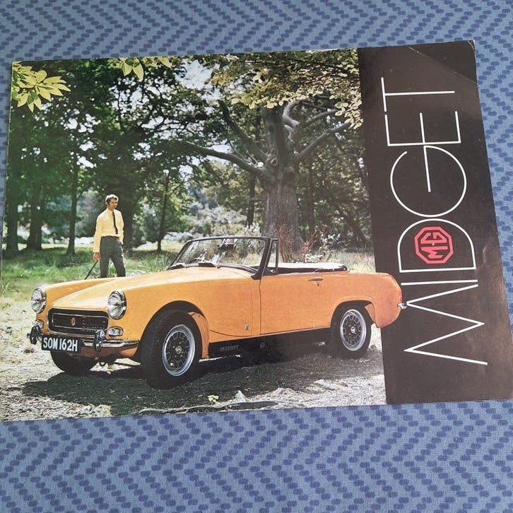 MG MIDGET * DOSSIER VINTAGE * NL-language * RARE *, Autres marques, MG, Enlèvement, Utilisé
