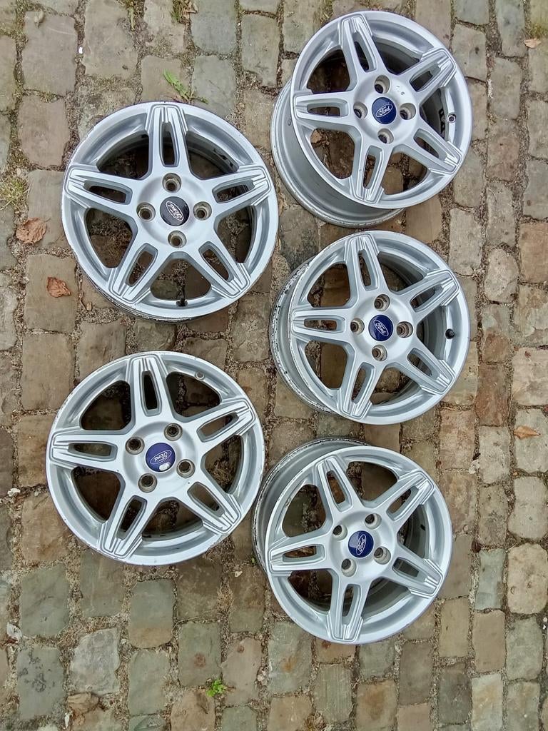 ford fiesta titanium velgen 15', Ophalen, Gebruikt, 15 inch, Velg(en)