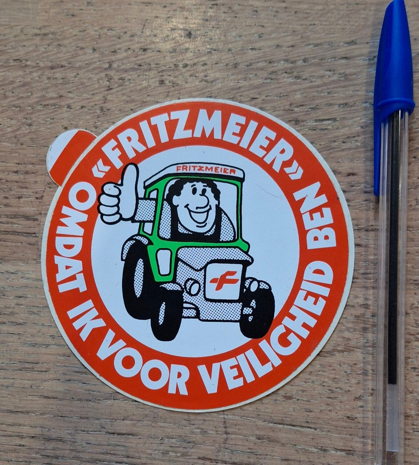Autocollant tracteur Fritzmeier, Collections, Autocollants, Enlèvement ou Envoi, Comme neuf, Marque