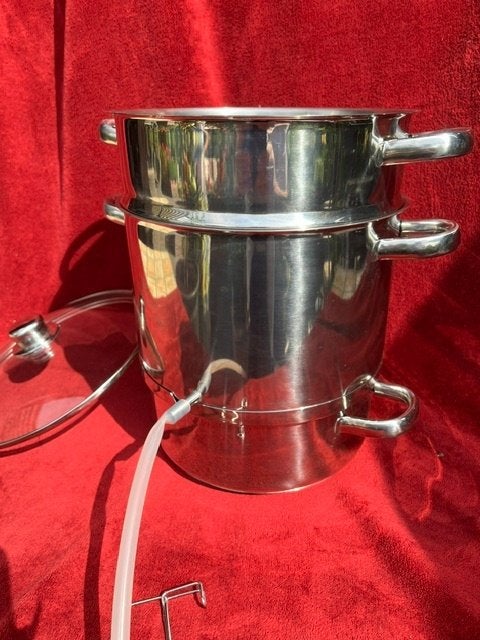 Sap-extractor BERNDES , 7,5 l - 25 cm Roestvrij, Huis en Inrichting, Ophalen, Inox, Zo goed als nieuw, Overige merken