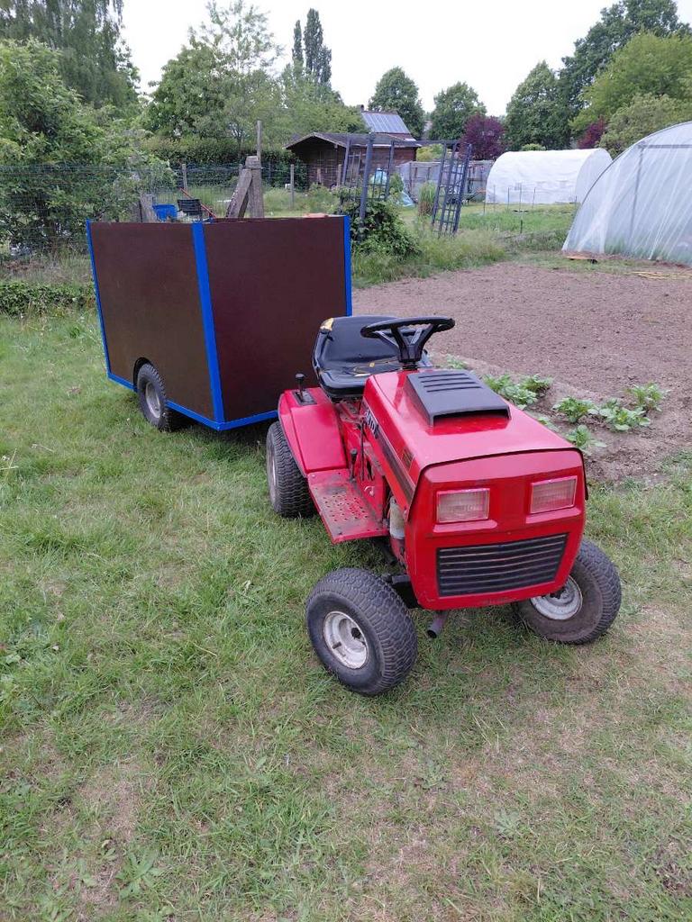 Zitmaaier met kar, Tuin en Terras, Zitmaaiers, Ophalen, Gebruikt