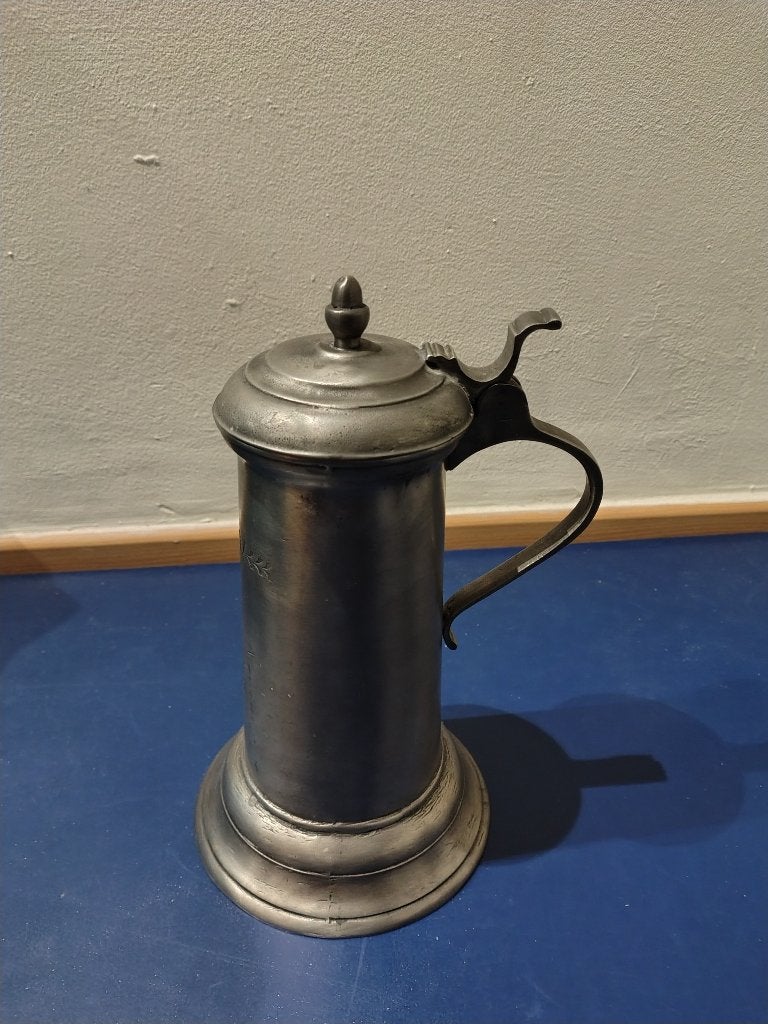 Tinnen drinkbeker 1821, Antiek en Kunst, Ophalen of Verzenden