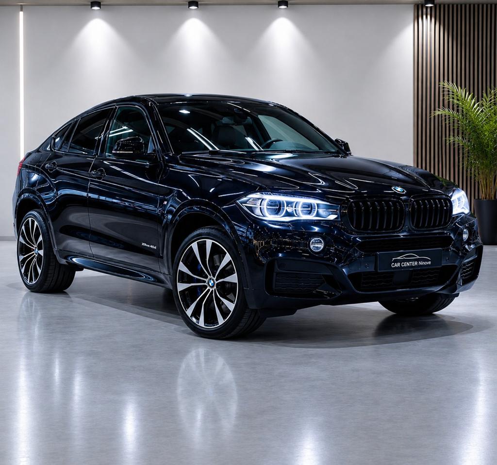 BMW X6 xDrive40D M Sport – Full Option – 65.000 km – BMW His, Autos, BMW, Cuir, Euro 6, Bluetooth, Entretenue par le concessionnaire