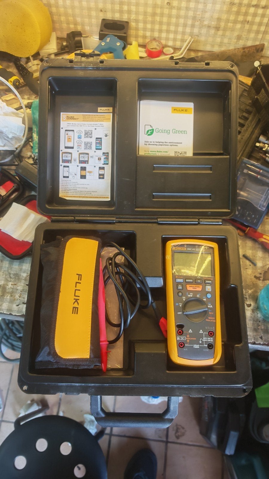 multimètre d'isolement Fluke 1587 FC l, Doe-het-zelf en Bouw, Ophalen, Multimeter