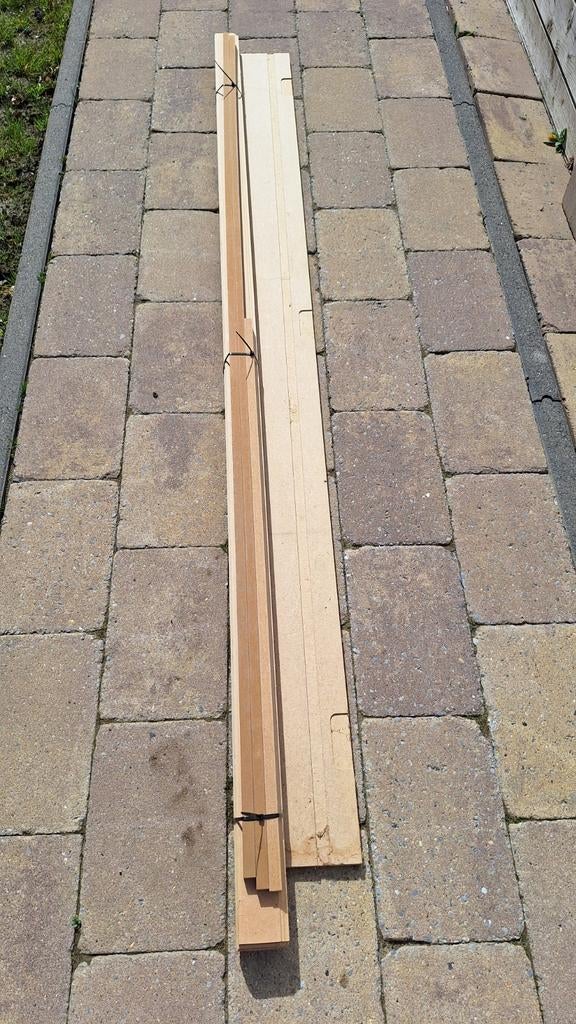Deurkassement MDF onbehandeld 201,5x16,5x1,5 cm, Ophalen of Verzenden, MDF