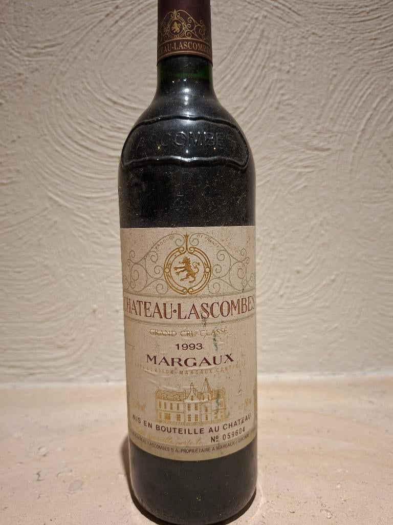 Château Lascombes GC Margaux 1993, Neuf, Pleine, Enlèvement, Vin rouge