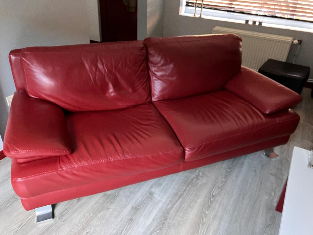 zetel, Huis en Inrichting, Zetels | Zetels, Ophalen, Gebruikt, Tweepersoons, 75 tot 100 cm