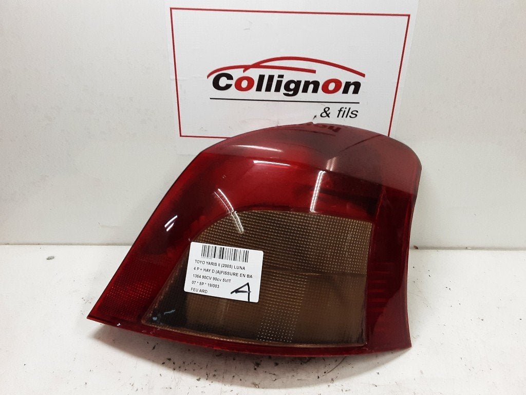 FEU ARRIÈRE DROIT Toyota Yaris II (P9) (01-2005/12-2014), Mevr. I. Hauben, Toyota, Utilisé, Rue de l'Espoir 34 34
4030  GRIVEGNÉE, BE