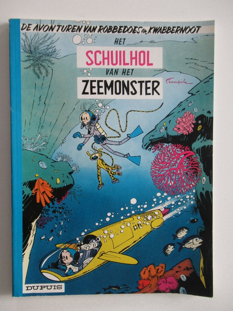 robbedoes...nr.9...het schuilhol van het zeemonster, Boeken, Ophalen of Verzenden, Zo goed als nieuw