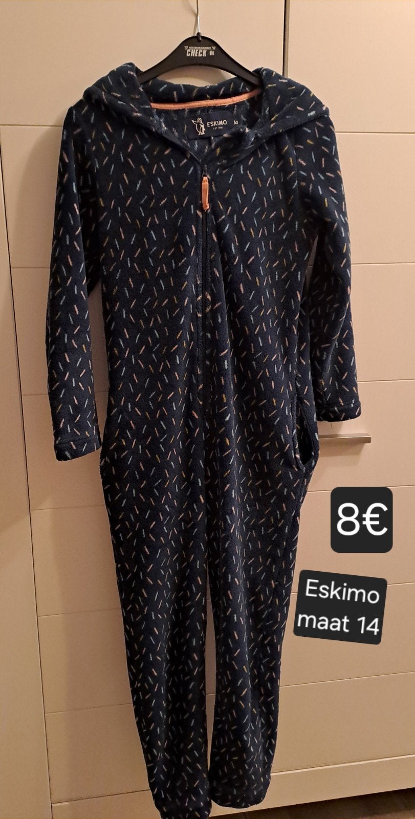 onesie Eskimo maat 14jaar, Enlèvement ou Envoi, Comme neuf