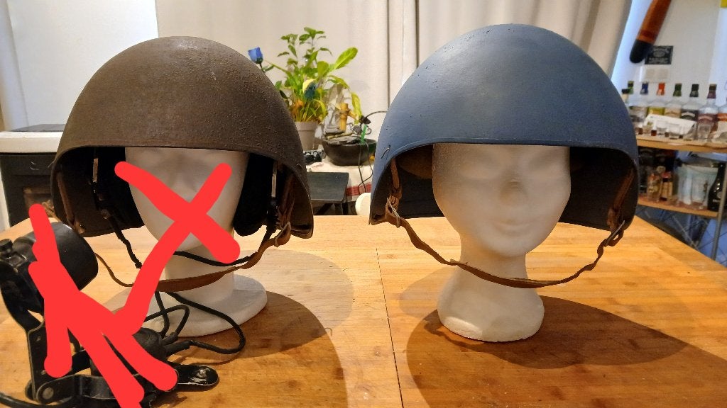 US NAVY WW2 WWII MK2 HELMET Casque  (german clone allemand), Collections, Envoi, Marine
