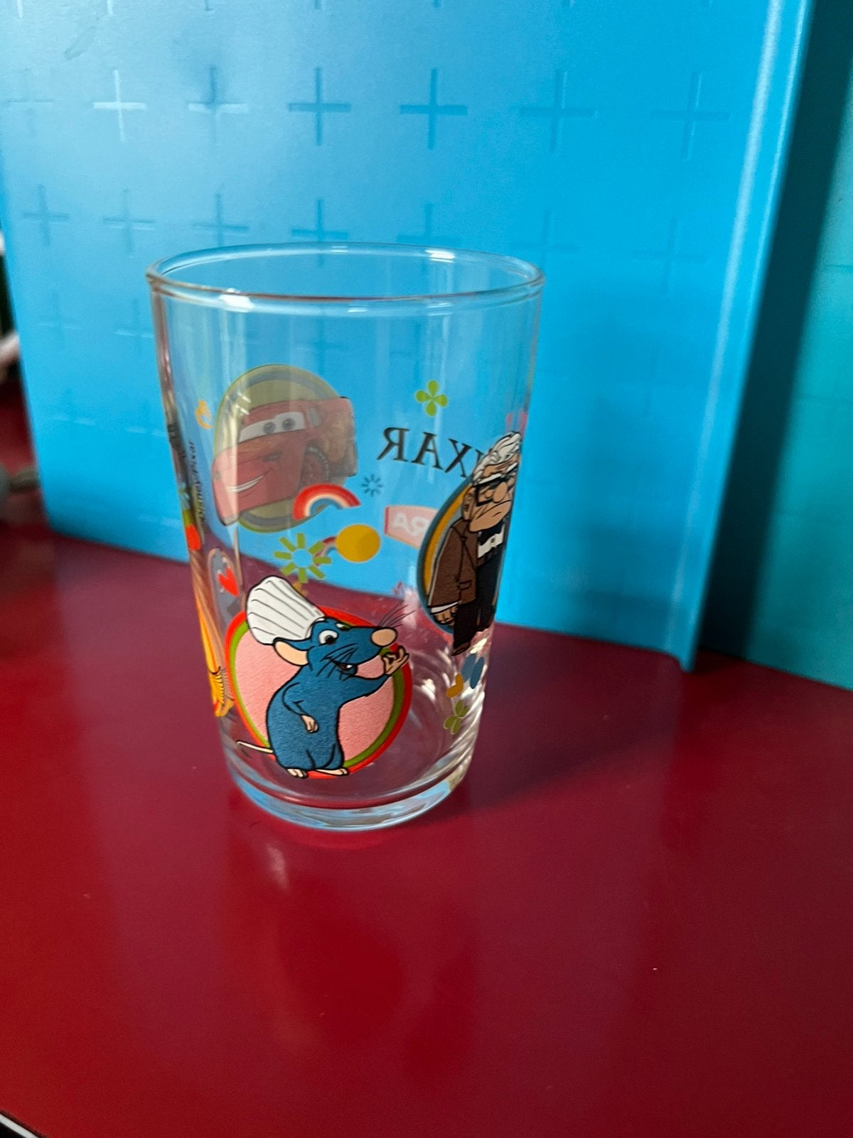 Pixar glas., Ophalen of Verzenden, Zo goed als nieuw