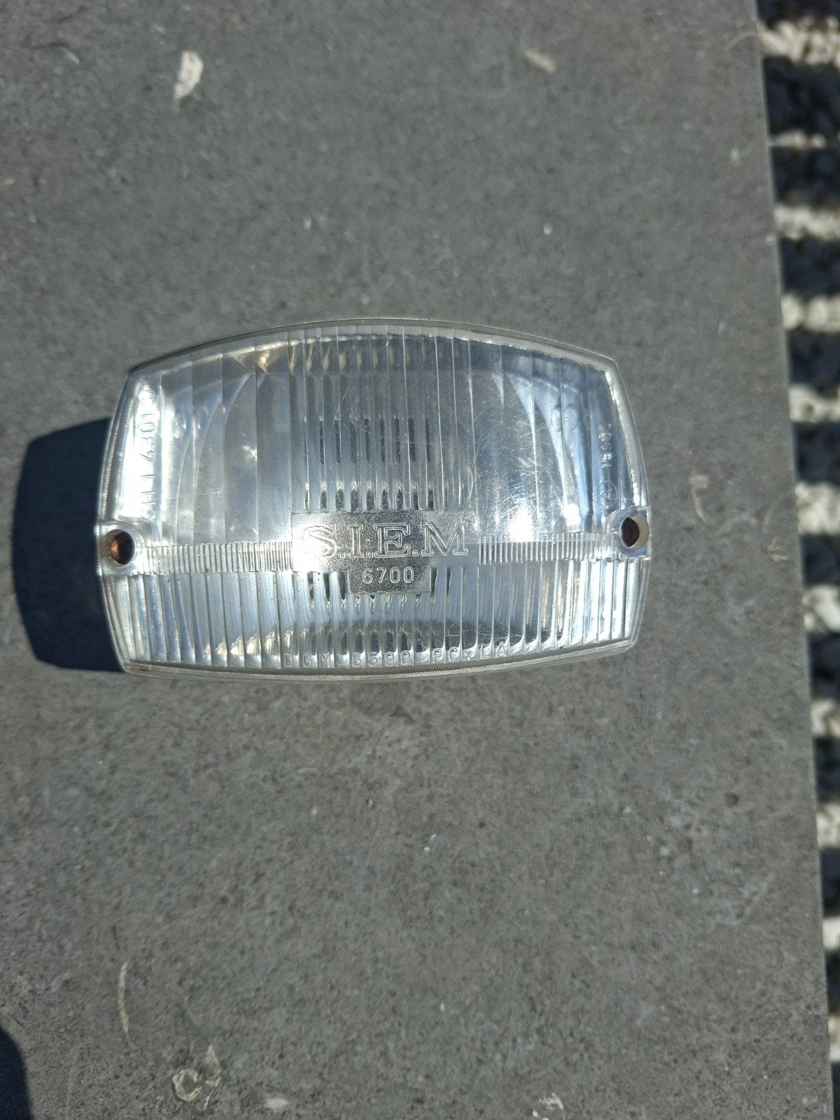 Optiek koplamp Vespa ciao, Fietsen en Brommers, Ophalen of Verzenden, Zo goed als nieuw, Koplamp, Vespa ciao