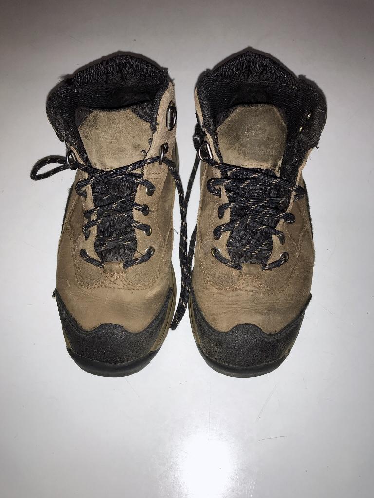 32/33 - Halfhoge WANDELSCHOEN - LEDER - merk Timberland, Ophalen of Verzenden, Timberland, Jongen, Schoenen