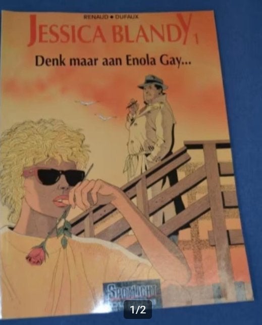 OUDE STRIP JESSICA BLANDY NR1, Eén stripboek, Ophalen of Verzenden, Zo goed als nieuw