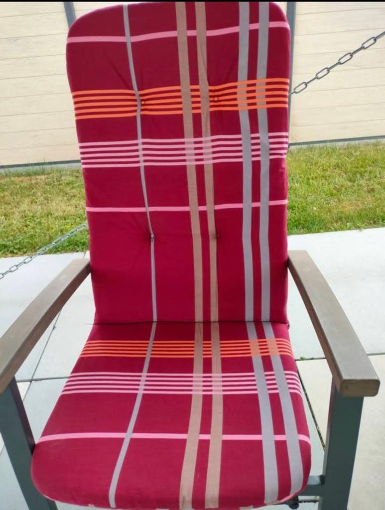 8 kussens voor tuinstoelen, Tuin en Terras, Tuinmeubel-accessoires, Ophalen