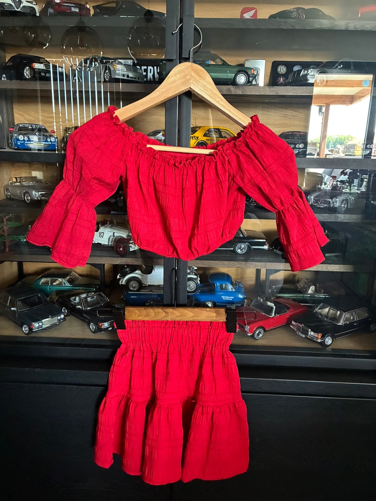 Meisjes tenue, Kinderen en Baby's, Kinderkleding | Maat 122, Ophalen of Verzenden, Gebruikt, Meisje, Setje