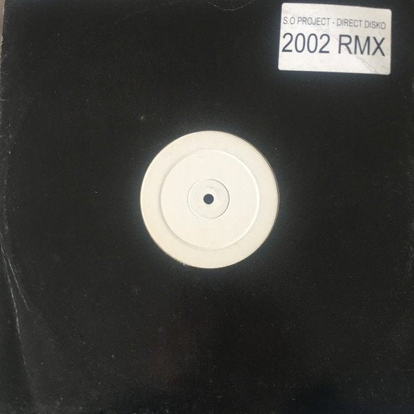 S.O. Project - Direct Disko (2002 Rmx), Enlèvement ou Envoi, Utilisé, 12 pouces, House