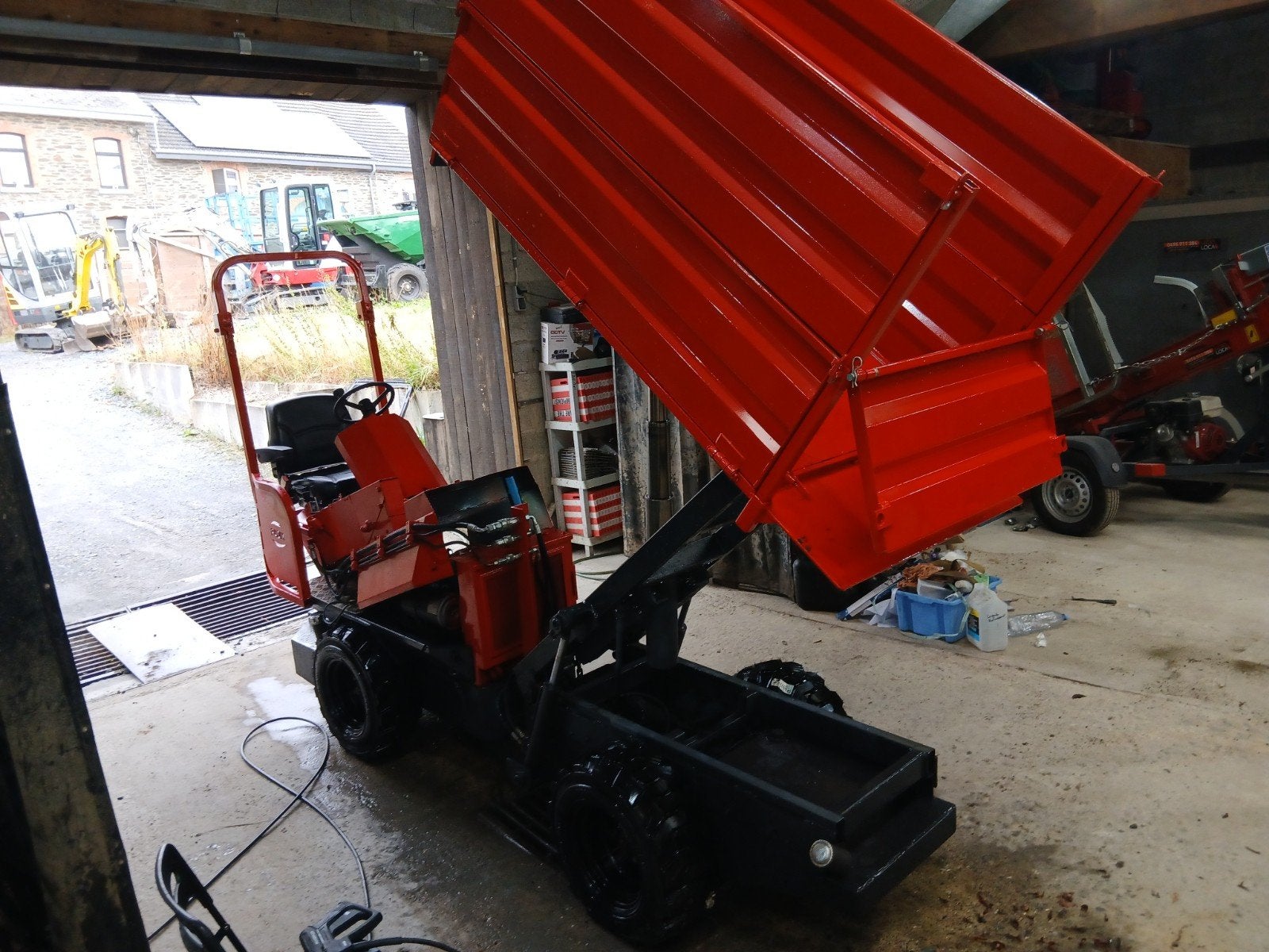 dumper, Enlèvement