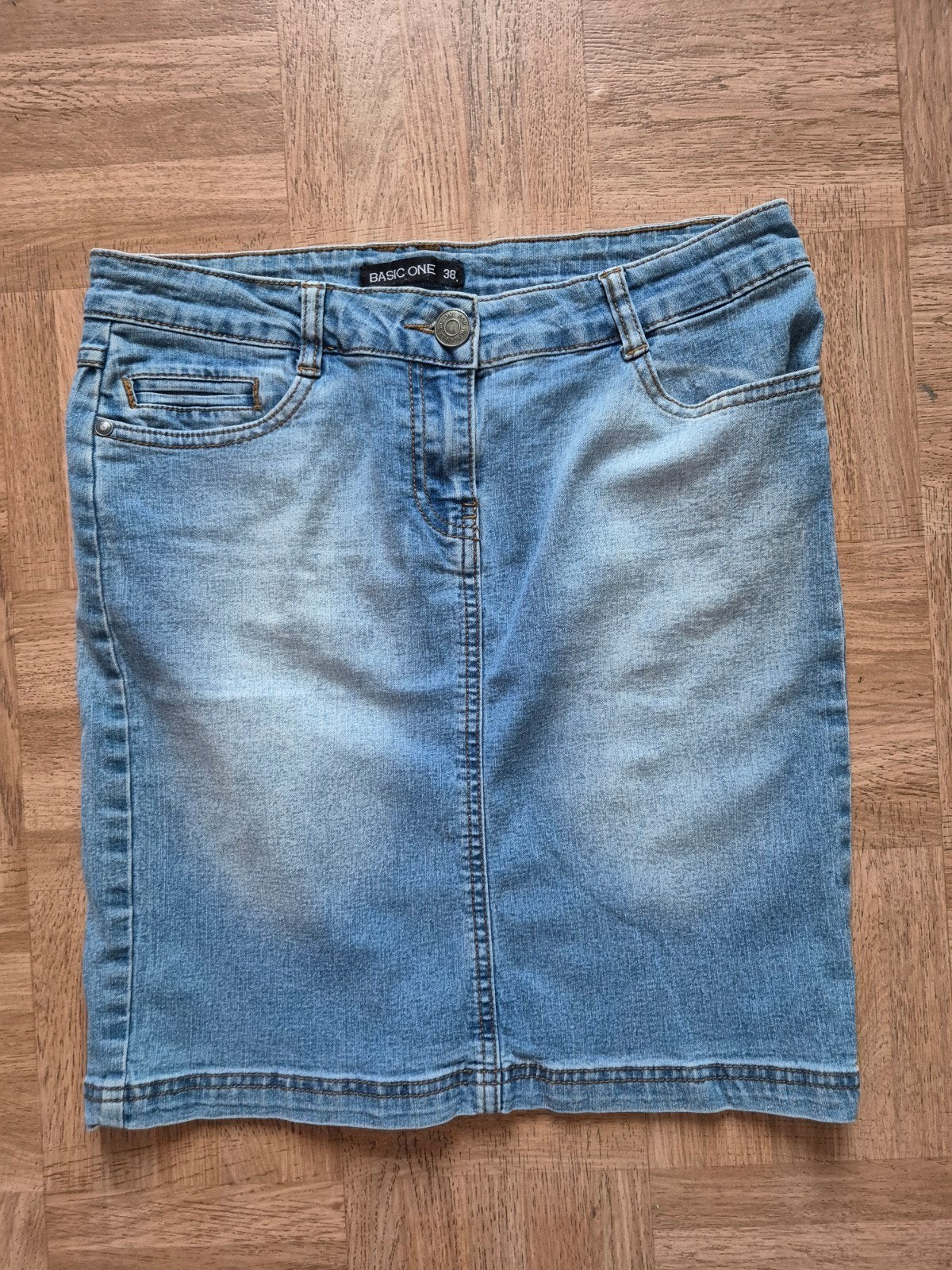 Jupe en jean 38, Kleding | Dames, Rokken, Maat 38/40 (M), Blauw, Ophalen of Verzenden, Zo goed als nieuw
